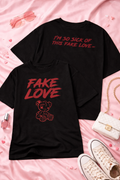 OVERSIZE FAKE LOVE - CAMISETA