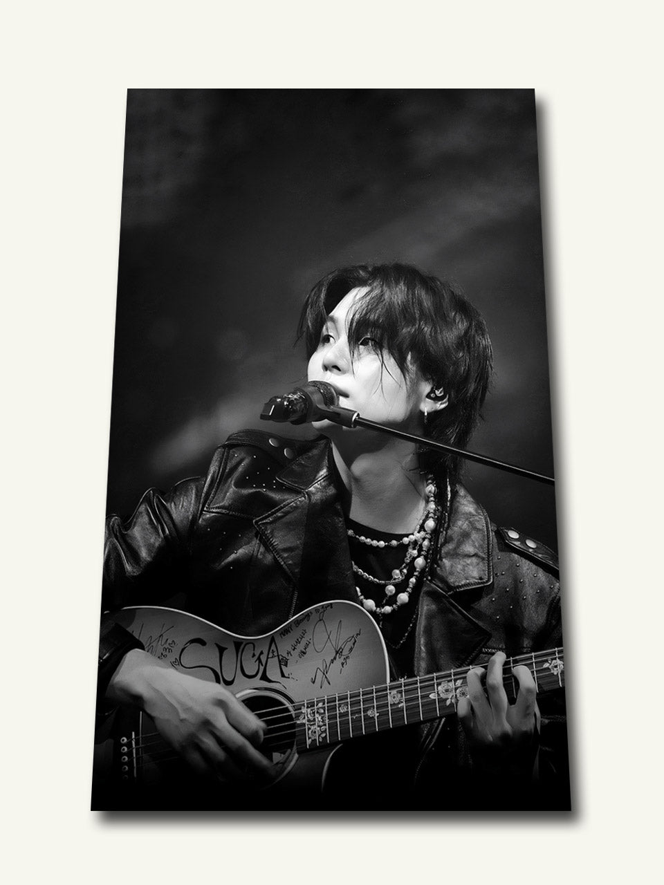 SUGA LIVE Cuadro metalizado